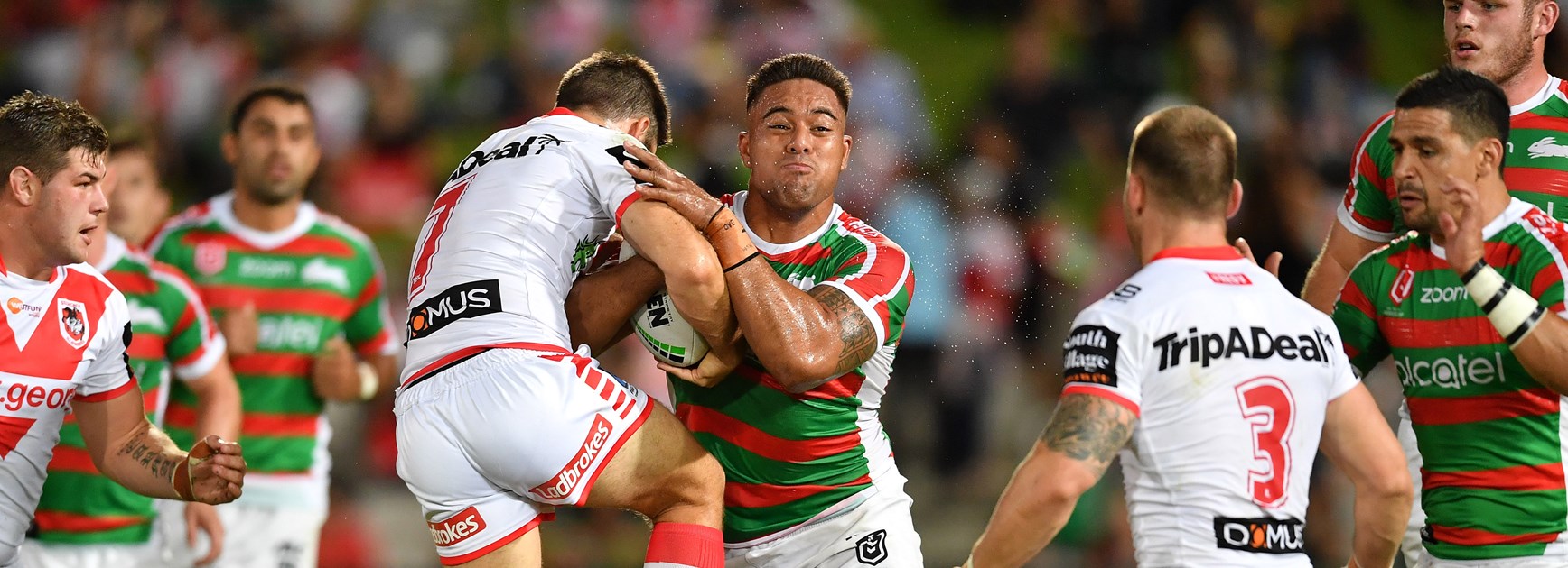 Rabbitohs prop Tevita 'Junior' Tatola.