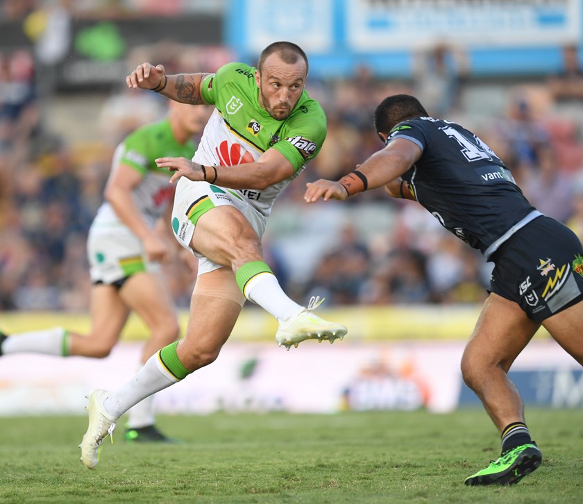 Raiders hooker Josh Hodgson.