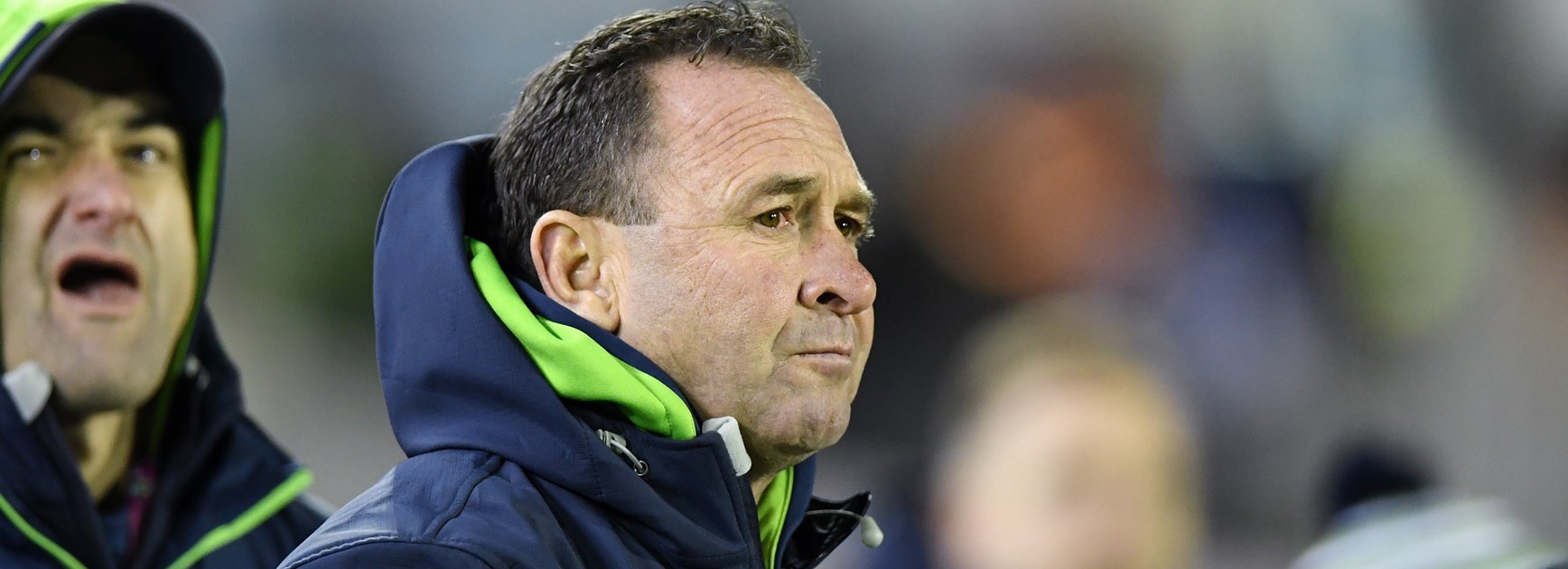 Raiders coach Ricky Stuart.