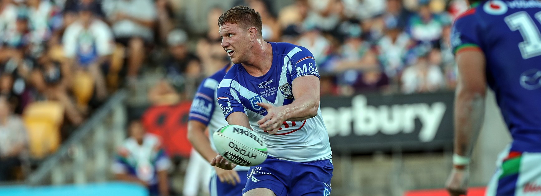 Bulldogs prop Dylan Napa.