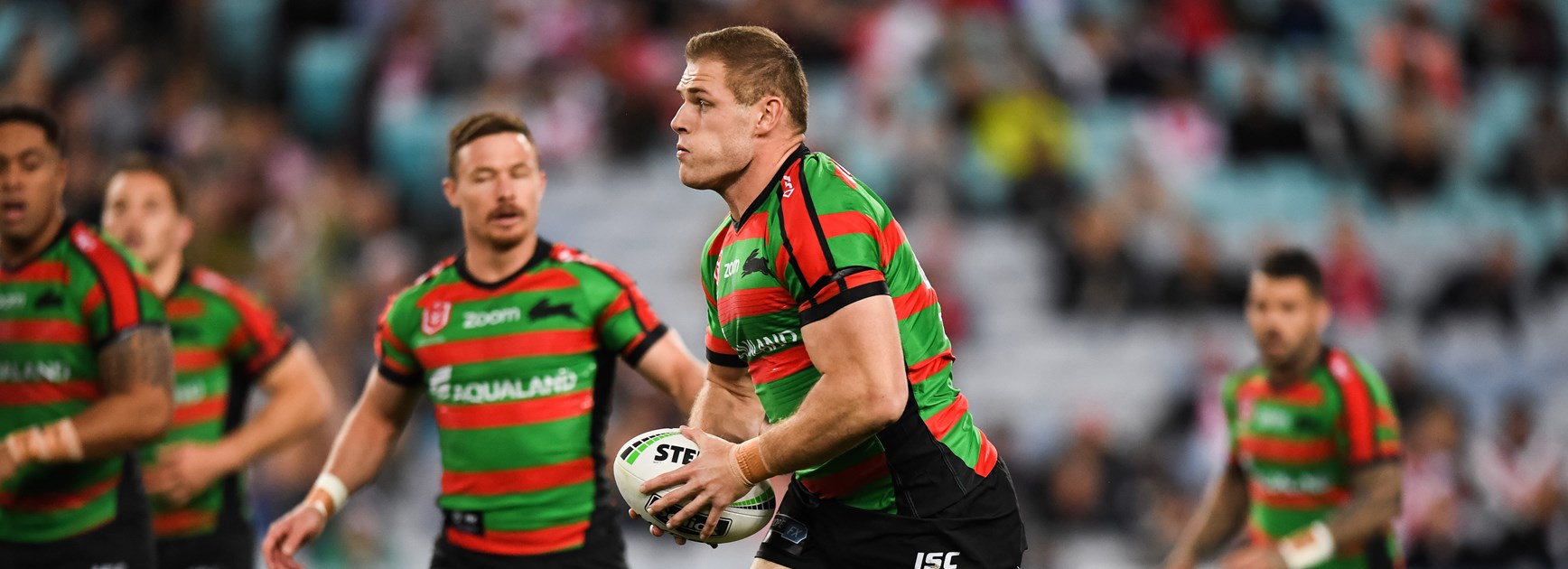 Rabbitohs prop Thomas Burgess.