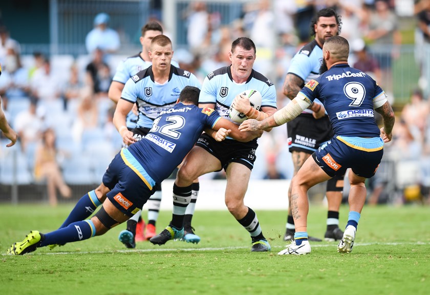 Sharks lock Paul Gallen.