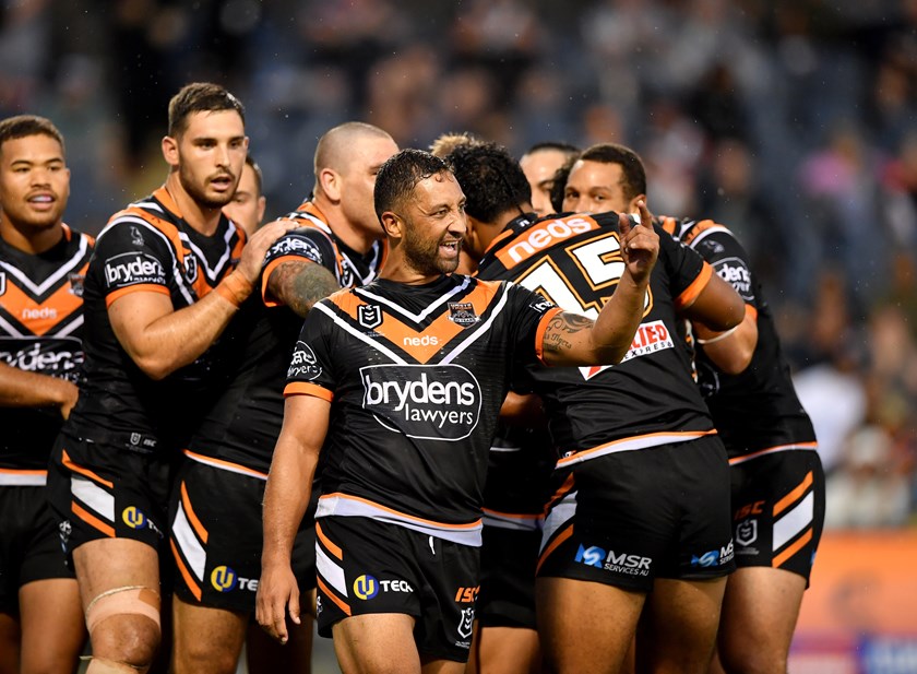 Wests Tigers five-eighth Benji Marshall.