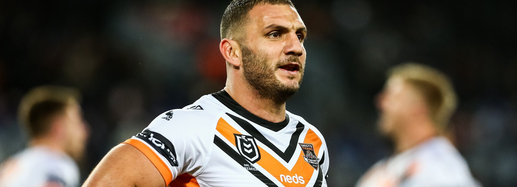 Wests Tigers hooker Robbie Farah.