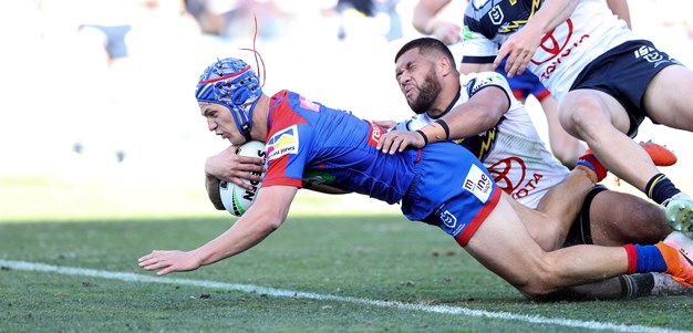 Ponga, Pearce spark Knights to drought-breaking win over Cowboys