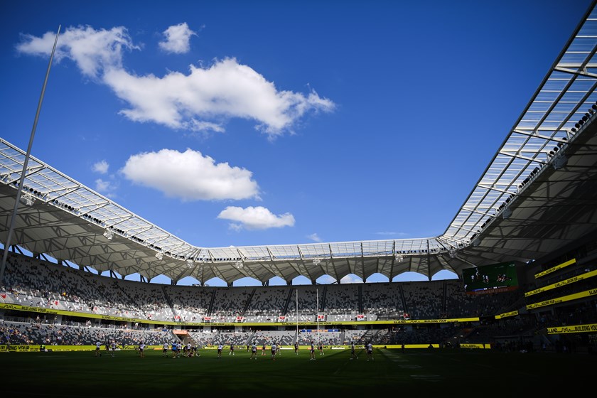 Opening day at Bankwest Stadium.