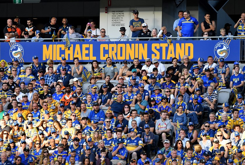 The Michael Cronin stand at Bankwest Stadium.