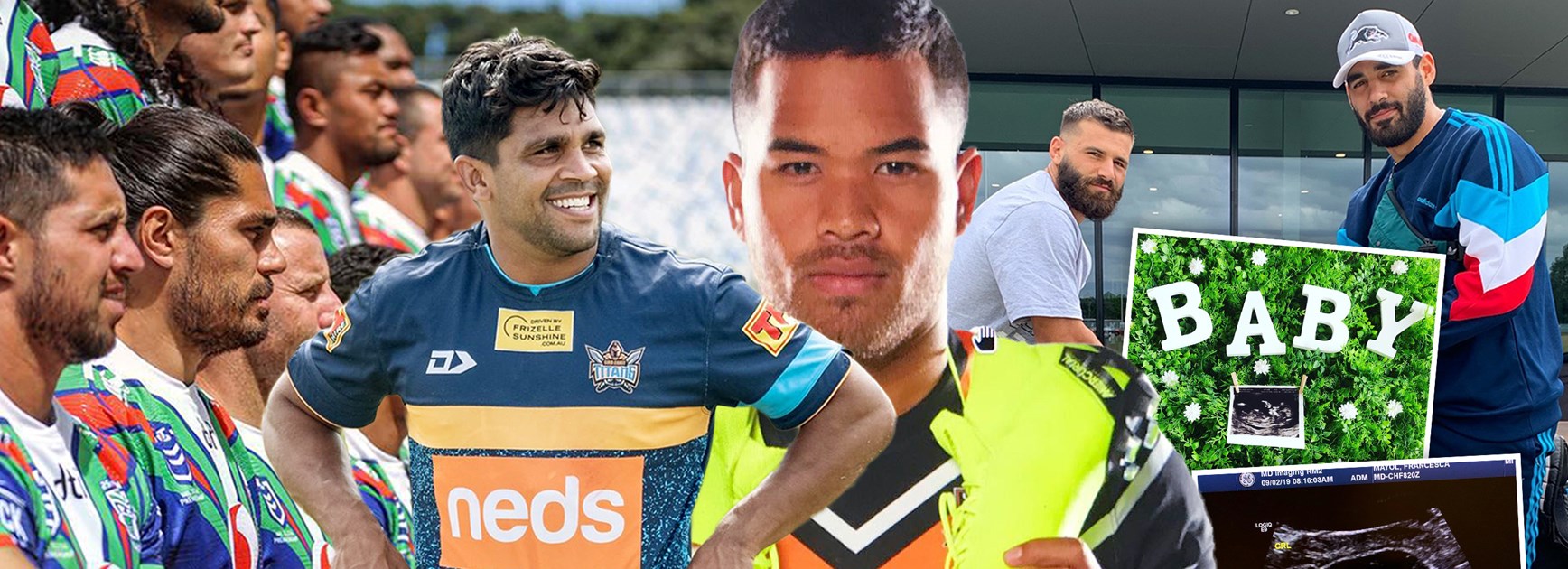 NRL Social: Jokers, baby boom, flashy new 'kicks'