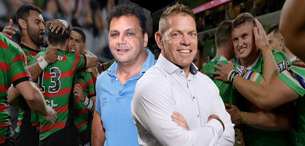 Raiders v Rabbitohs: Guest coaches Kimmorley and Renouf go head to head