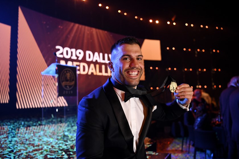 Dally M Medal winner James Tedesco.