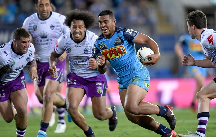 Titans forward Moeaki Fotuaika.