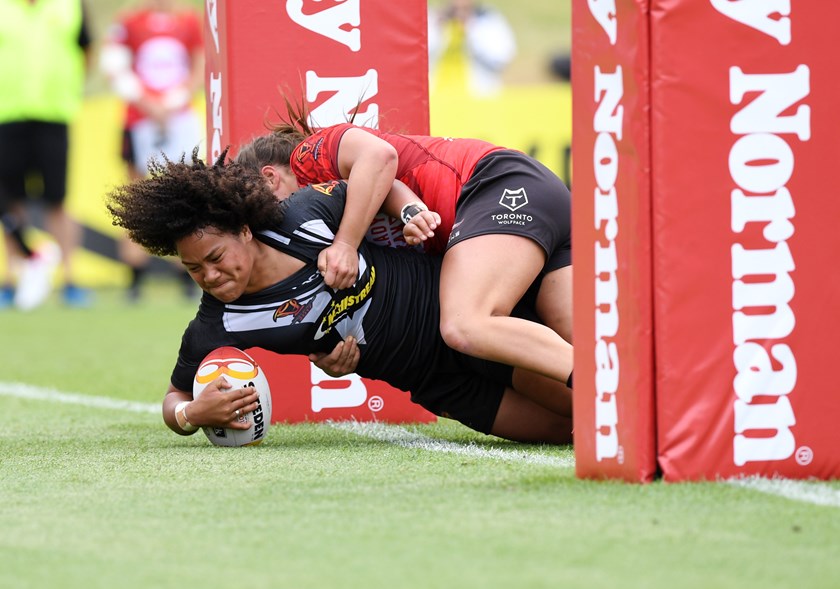 Kiwi Ferns forward Teuila Fotu-Moala.