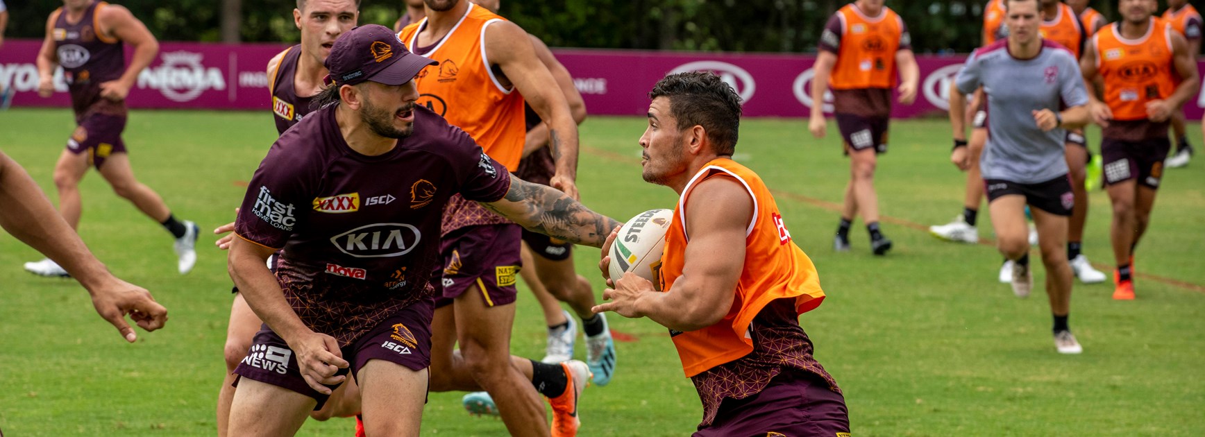 Jack Bird at Broncos training.