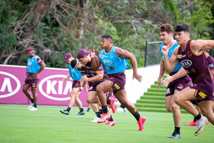 Broncos youngster Tesi Niu.