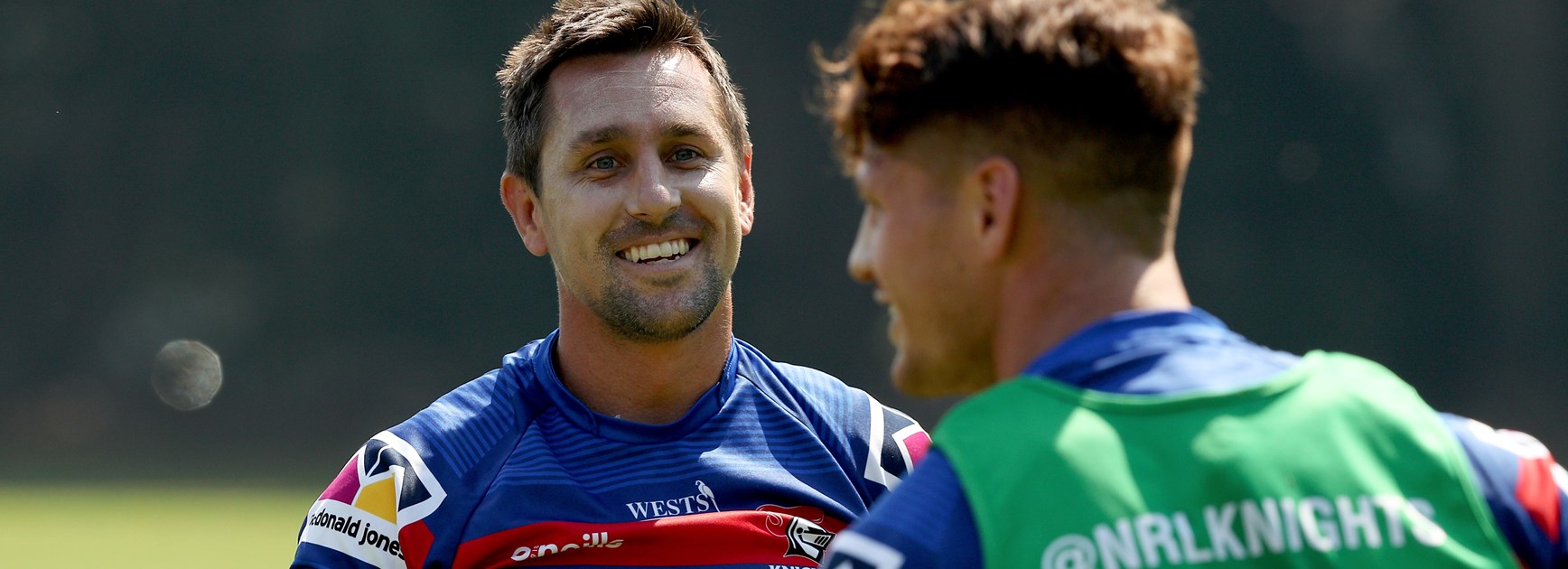 Knights halfback Mitchell Pearce.