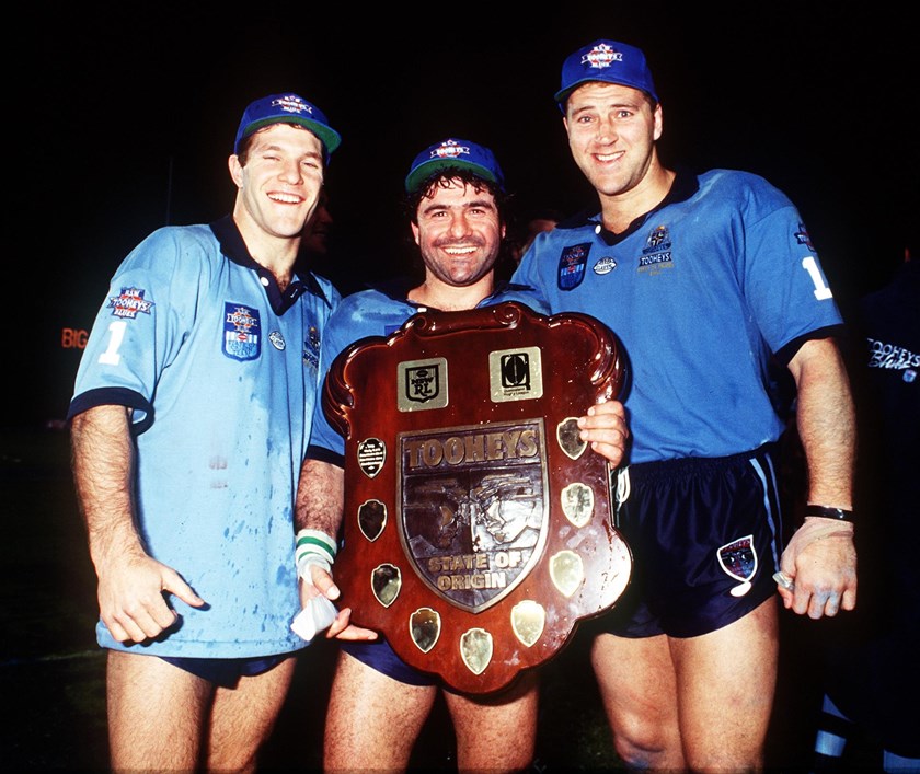 Balmain trio Tim Brasher, Ben Elias and Paul Sironen.