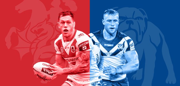 Dragons v Bulldogs: Hunt, McInnes locked in; Lewis recalled