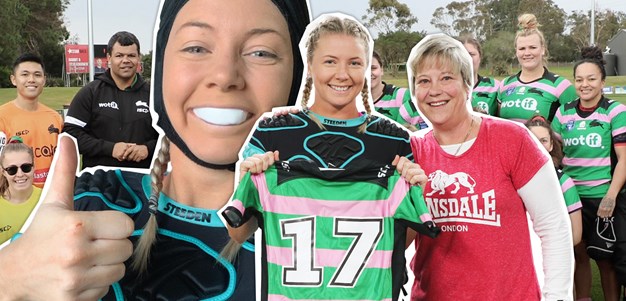 You can't be what you can't see: Katie reports for Rabbitohs duty