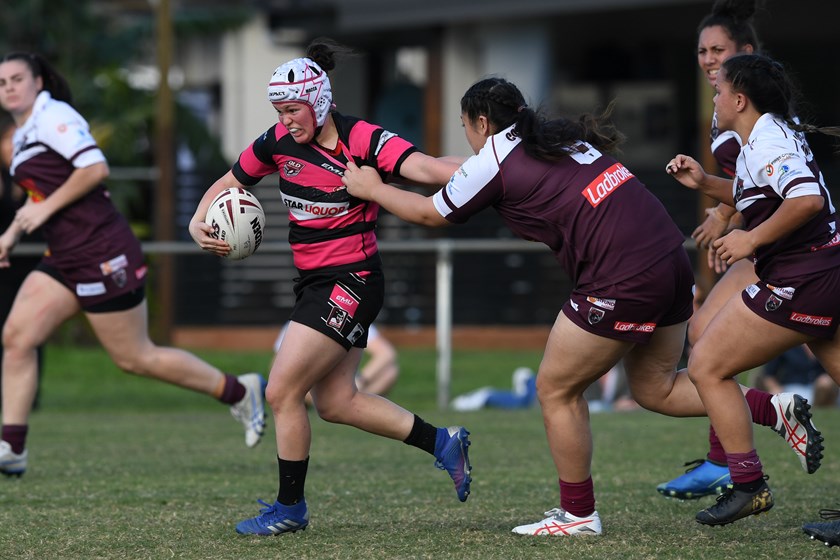 Michaela Peck playing in the Holcim Cup last weekend.