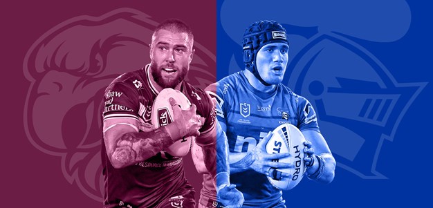 Sea Eagles v Knights: DCE, Pearce renew Origin rivalry