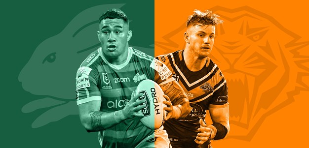 Rabbitohs v Tigers: Bunnies' Burns blow; Marshall recalled