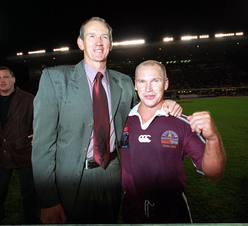 Wayne Bennett and Allan Langer are no strangers to Origin success.