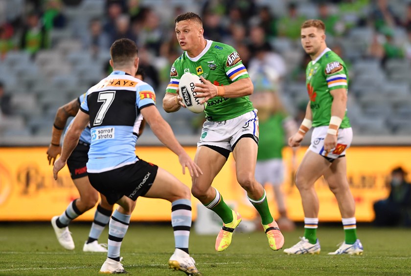 Raiders five-eighth Jack Wighton.