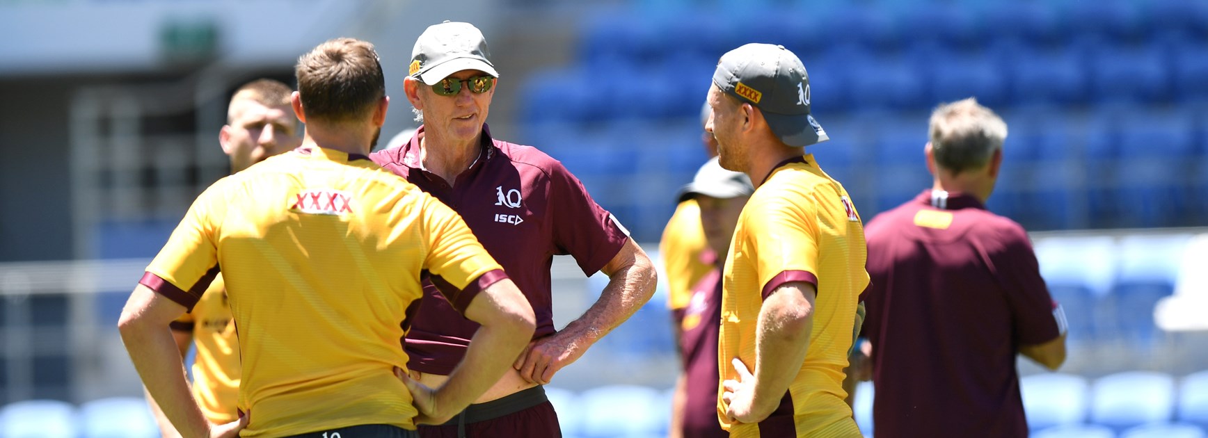 Maroons coach Wayne Bennett.