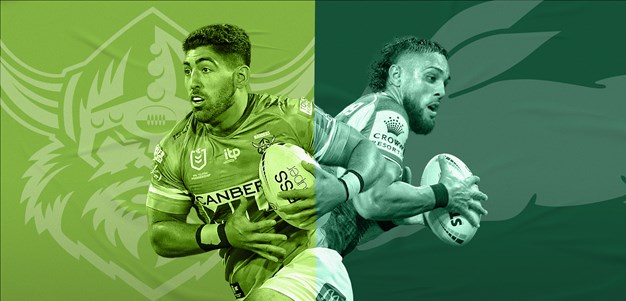 Raiders v Rabbitohs: Croker, Papalii to miss; Tatola ruled out