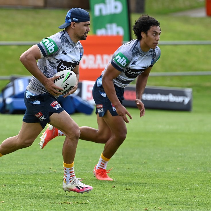 Sledges and skill: Walker v Luai in sky-blue shootout for six spot