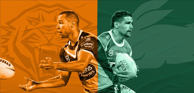 Wests Tigers v Rabbitohs: Doueihi one of three changes; Benji's baby break over