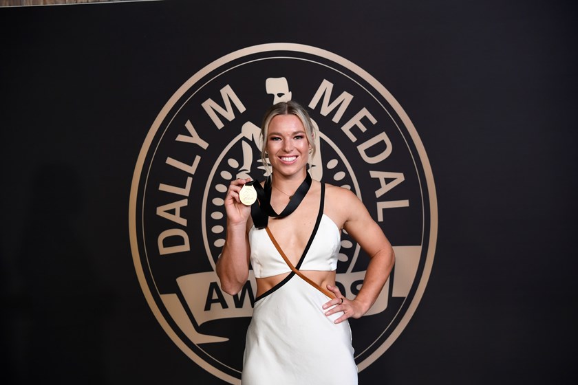 Emma Tonegato won the 2021 Dally M Medal in her return season