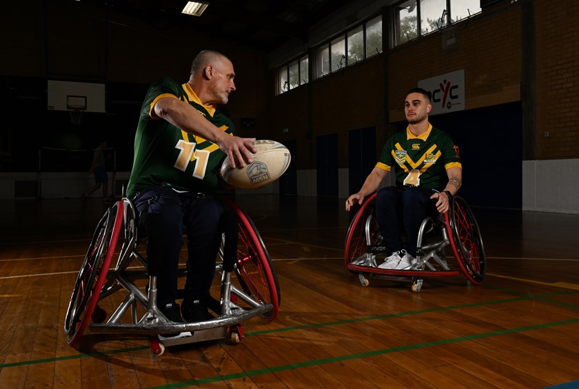 Craig and Corey Cannane. ©NRL Photos