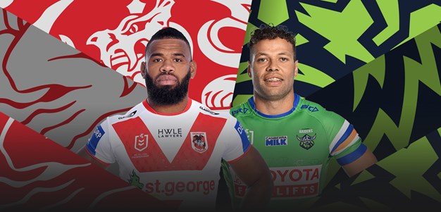 Dragons v Raiders: Turner in for Sloan; Ricky shuffles pack