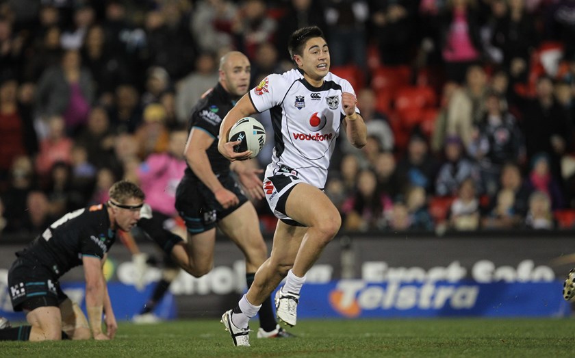 Johnson in action during his rookie season in 2009. ©NRL Photos