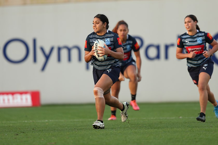 Fatafehi Hanisi in Origin camp during the 2021 season.