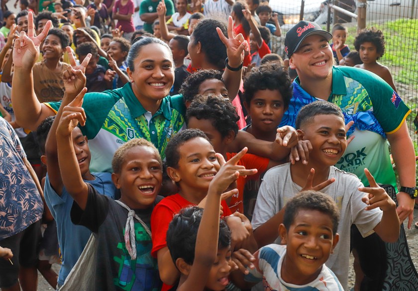 Crystal Tamarua and Toru Arakua are descendants of the missionaries who founded Hanuabada village