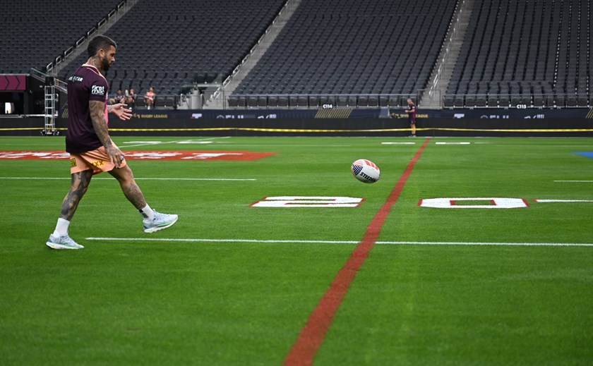 The kicking game of playmakers like Brisbane's Adam Reynolds will be crucial at Allegiant Stadium