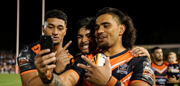 'Our motto is do or die': Wests Tigers celebrate win with new song