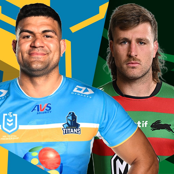 Titans v Rabbitohs: Campbell to halves; Cody back on deck