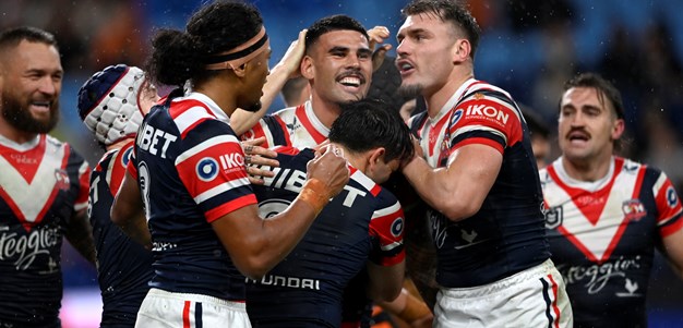 Roosters defy rain in big win over Wests Tigers