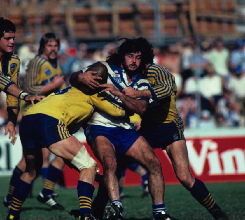 Geoff Robinson had many tough battles with the Eels during the 80s.