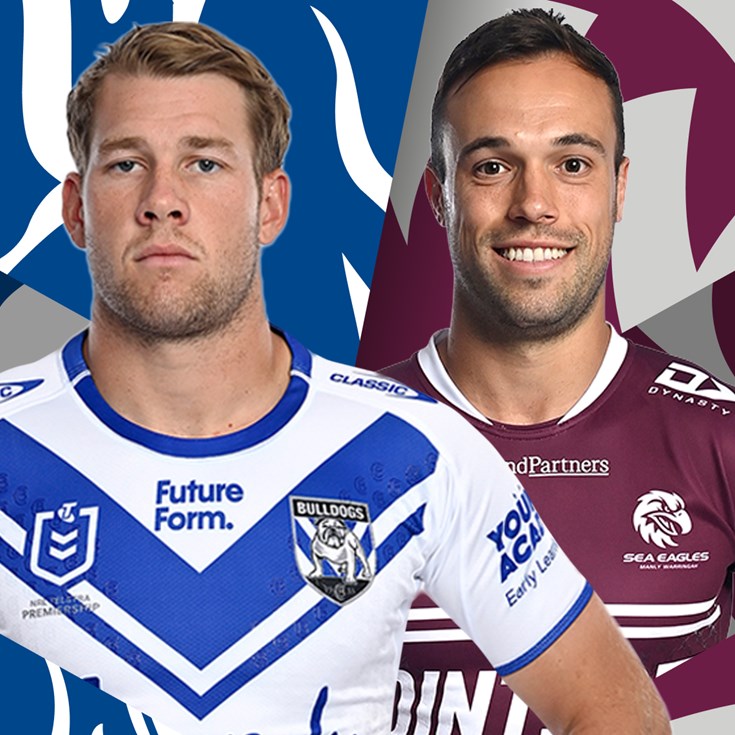 Bulldogs v Sea Eagles; Crichton banned; Talau a chance