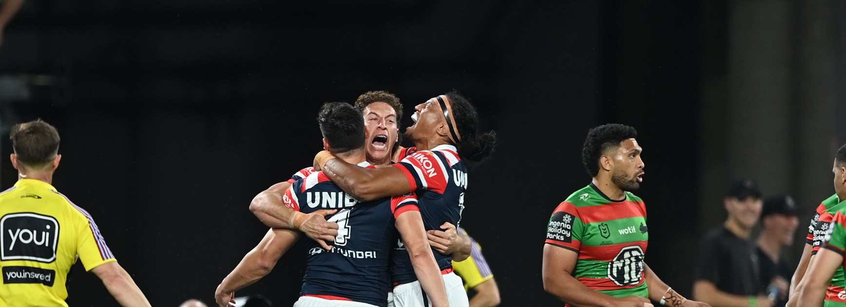 Marky Mark stars on debut as Roosters down Rabbitohs