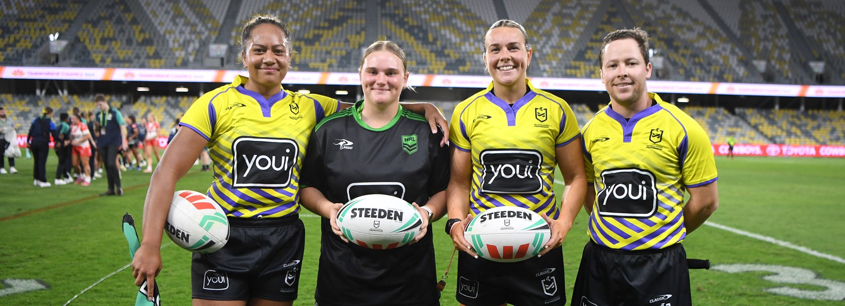 Match Officials: NRL Round 23 and NRLW Round 3