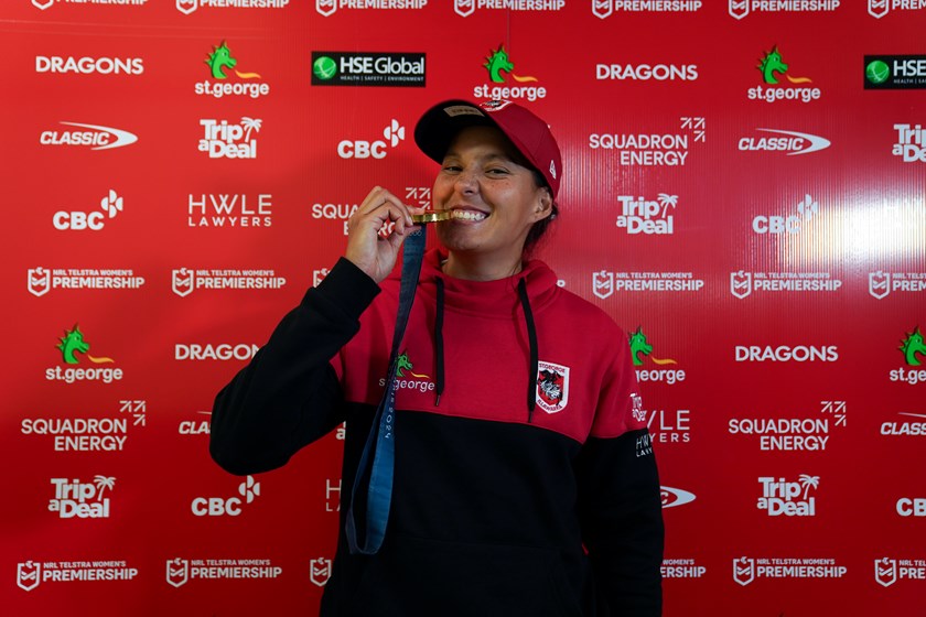 Tyla King returned to the Red V from Paris with some very precious bling.