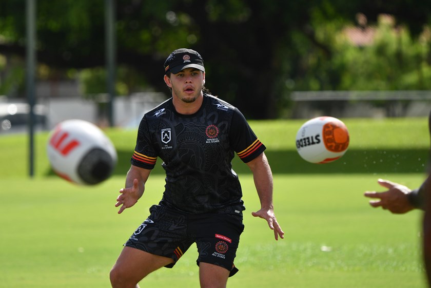 Zac Fulton earned All Stars selection after following in the footsteps of his grandfather Bob and father Scott in playing first grade for Manly, following his debut in 2022. 