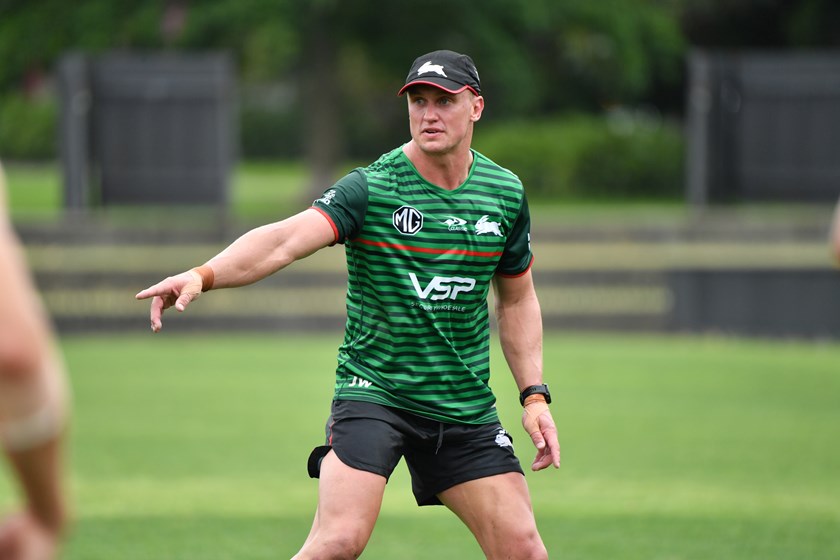 New Rabbitohs recruit Jack Wighton at pre-season training