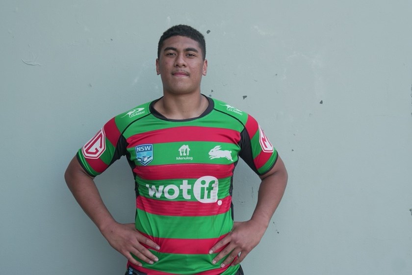 Rabbbitohs junior Benedict Tomu-Lepeti will play for Riverton Seagulls at the NRL 9s in Vegas. 