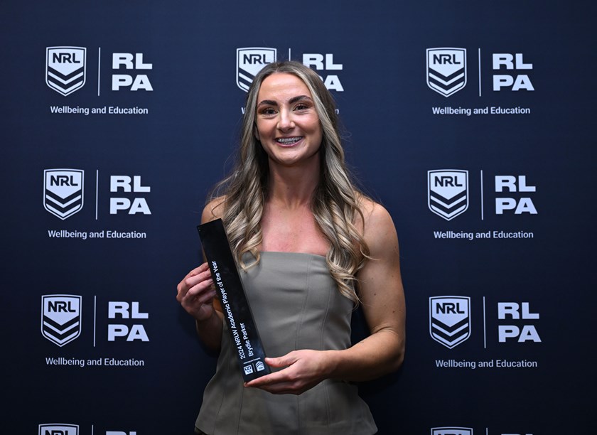 The 2024 NRLW Academic Award winner Brydie Parker completed a Bachelor of Physiotherapy and Bachelor of Exercise Science at ACU. 